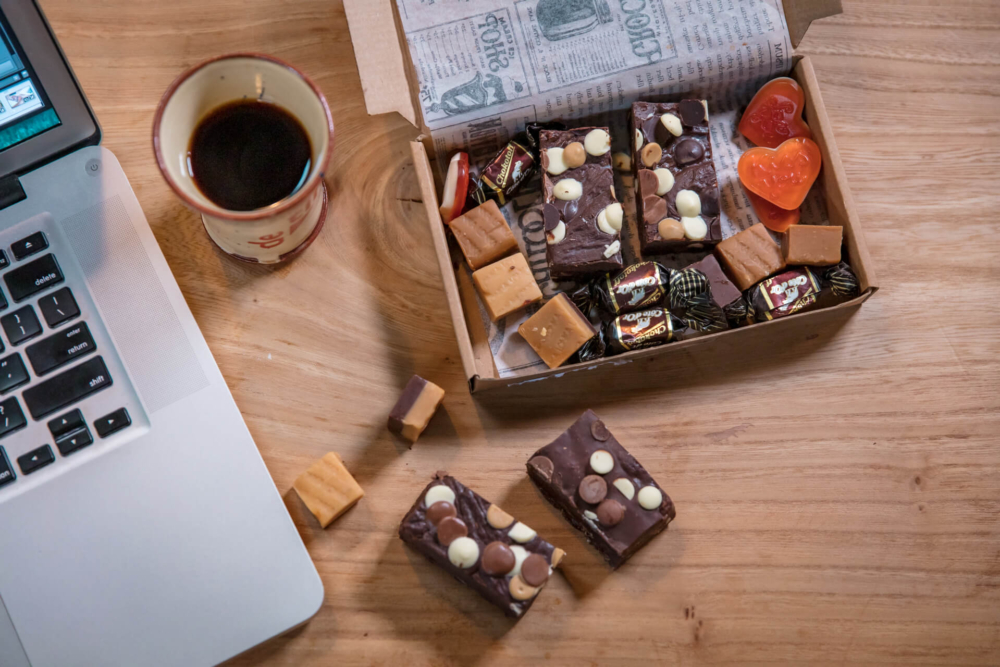 Brownies met een boodschap